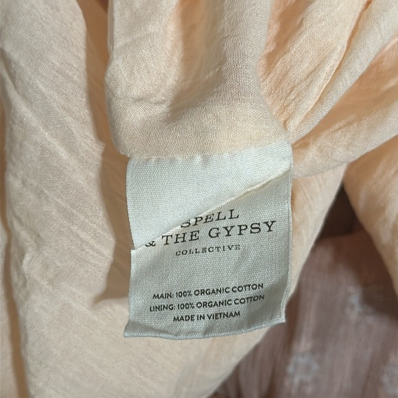 SPELL & THE GYPSY Utopia strappy floral Cinnamon sundress - Picture 10 of 11